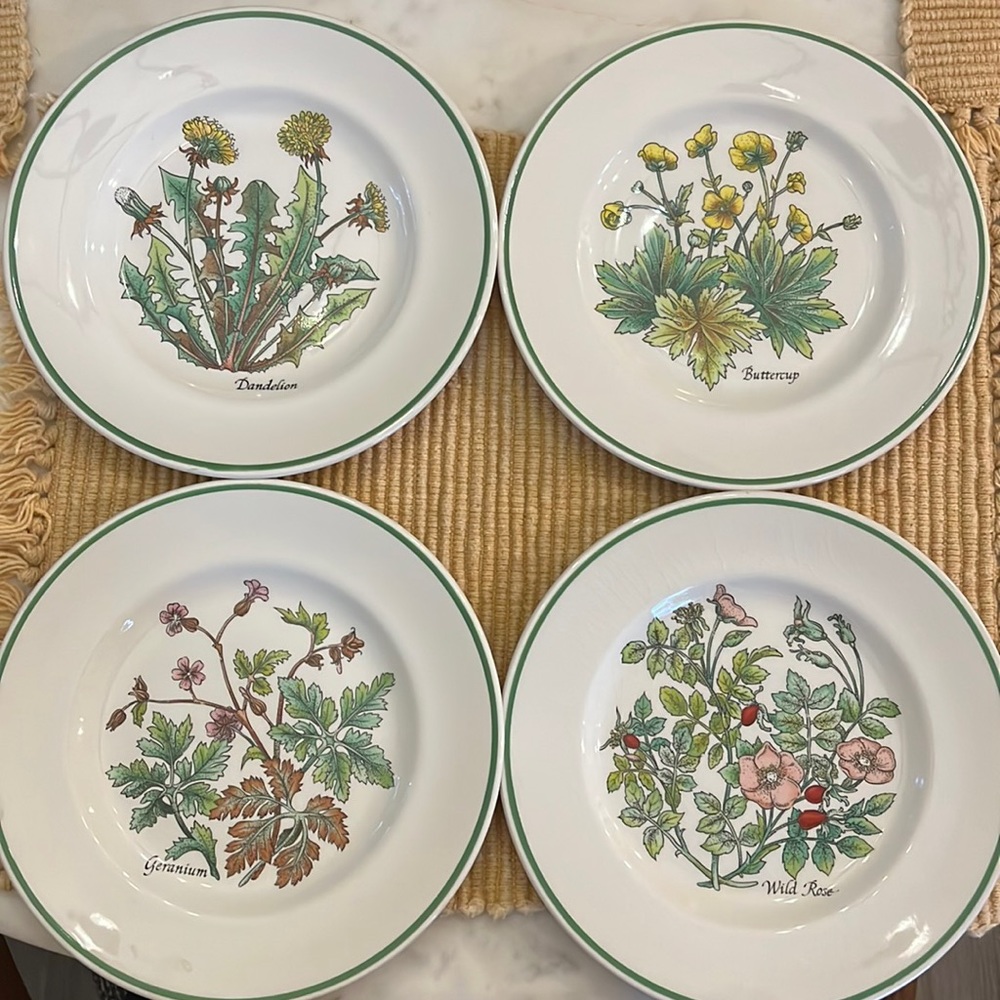 (2) Tiffany & Co dessert plates